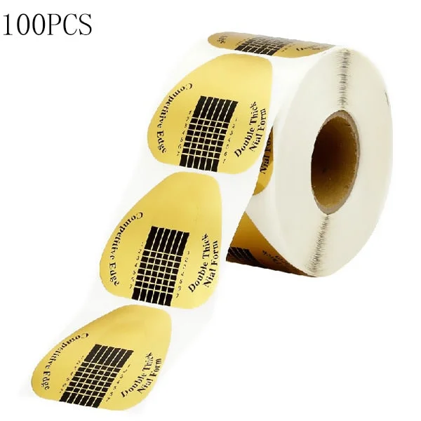 20Pcs Professional Nail Forms Nail  Extension Forms Women Salon  French Acrylic Nail Sticker Art  Tools-Nail Inspo