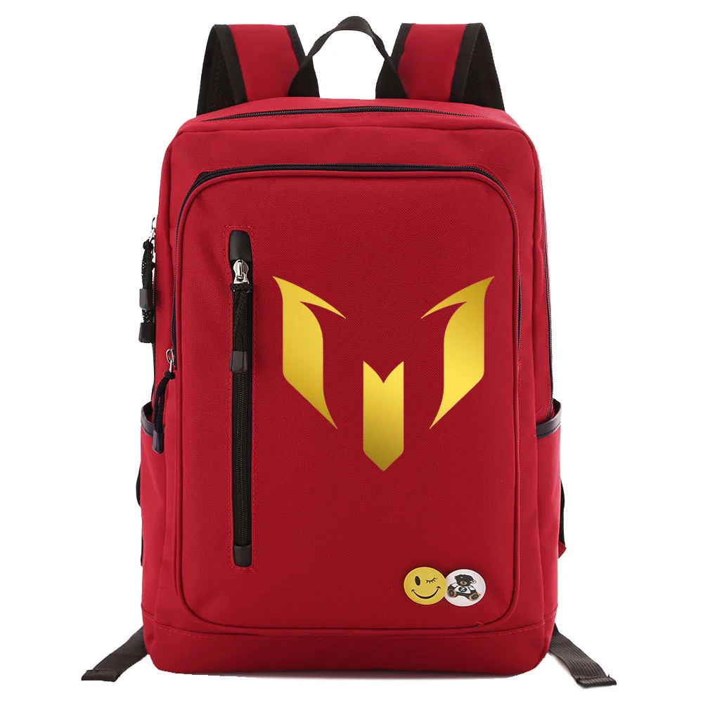 Buzzdaisy Get Ready for School with Lionel Messi Printed Backpack - Large Capacity and Computer Protection for 15-inch Laptop