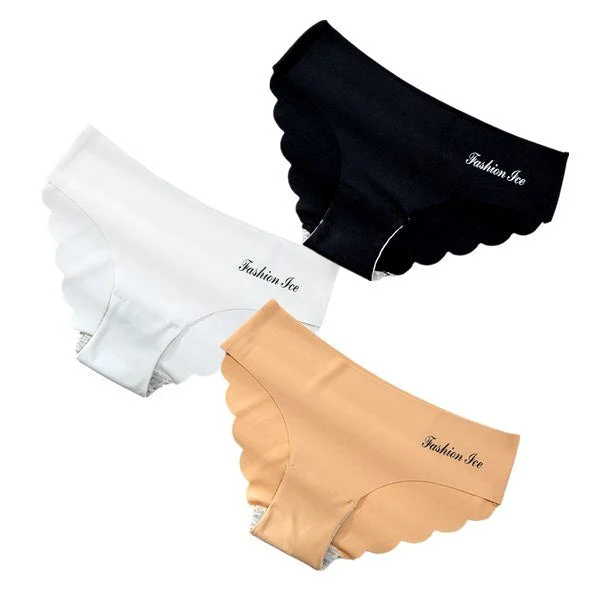 3Pcs/lot Seamless Women's Panties Set Underwear Female Comfort Panties Solid Low-Rise Briefs Women Underpants Lingerie Dropship