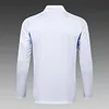 2025/2026 Manchester United Half-Pull Training Suit White Football Shirt 1:1 Thai Quality
