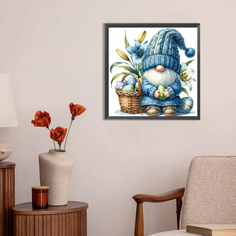 Diamond Painting - Full Round Drill - Easter Gnome(Canvas|30*30cm)