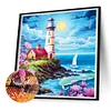 Diamond Painting-DIY Full Round Drill Lighthouse