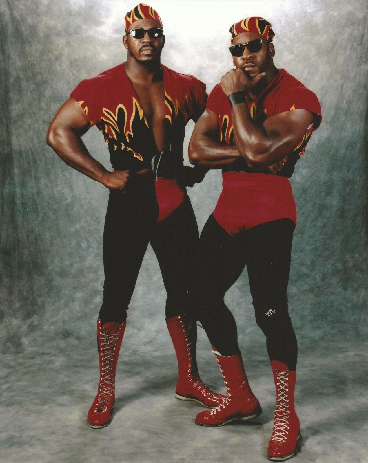 Harlem Heat 8x10 Photo Poster painting Picture WCW WWE Stevie Ray Booker T Wrestling Tag Team