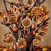 6 pi&egrave;ces dinde vibrateurs DIY peinture en diamant, d&eacute;corations acryliques, pendentifs d&eacute;cor