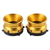 1 Pair Reel To Reel Tape Nab Hub Adapter Polished Aluminum Alloy 10 Inch Opener