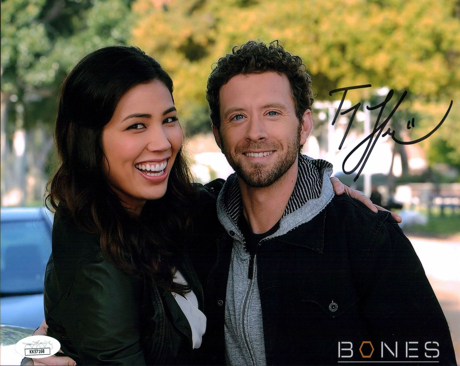 TJ Thyne Bones 8x10 Photo Poster painting Signed Autographed JSA Certified COA Auto