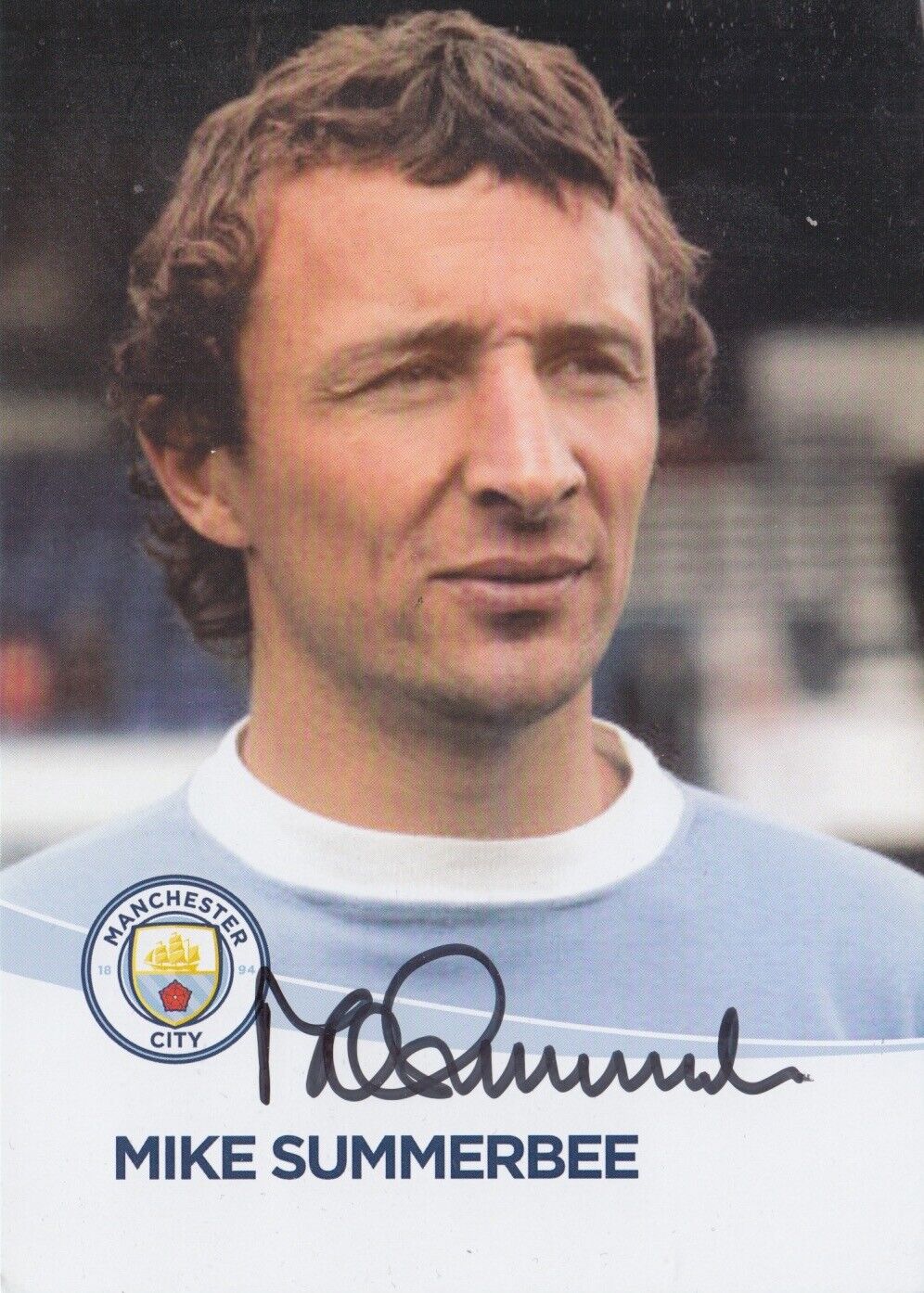 Mike Summerbee Hand Signed 7x5 Photo Poster painting Football Autograph Club Card Manchester