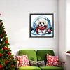 Diamond Painting -DIY Round Drill White Dog(40x40cm)