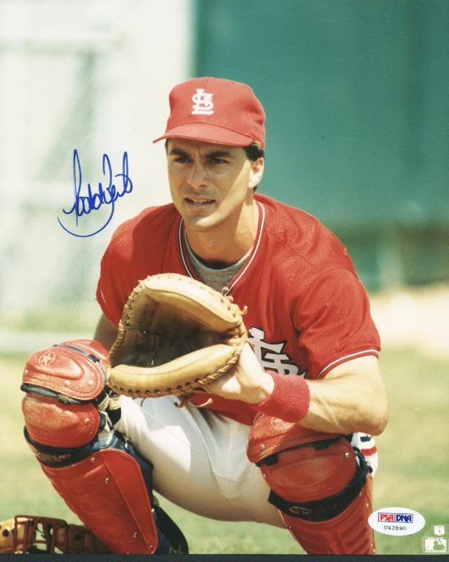 Cardinals Todd Zeile Signed Authentic 8X10 Photo Poster painting Autographed PSA/DNA #U42890