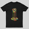 Rainbow Abstraction melted rubix cube  T-Shirt