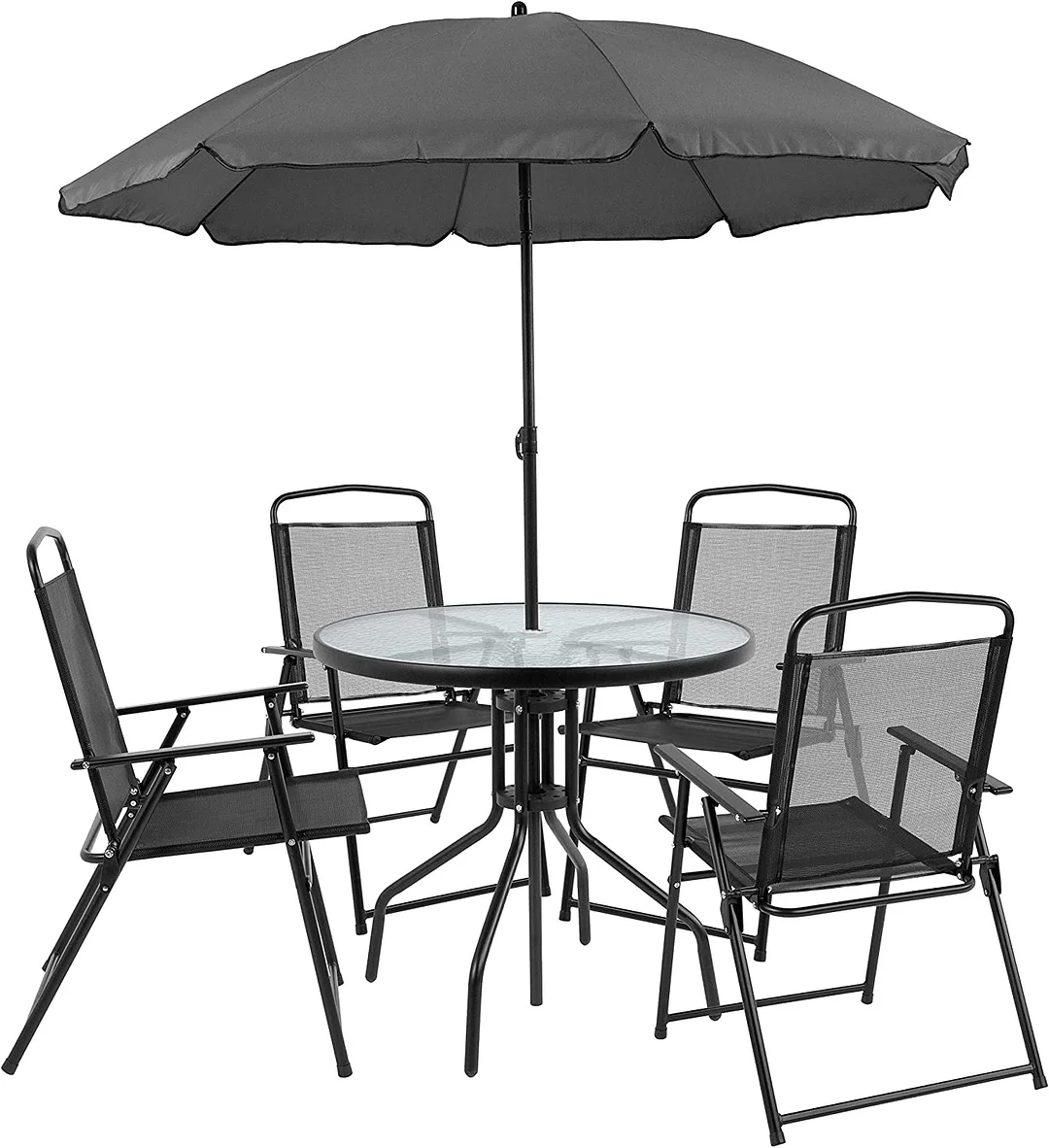Беседка тип 2 теневой зонт стол со скамейками