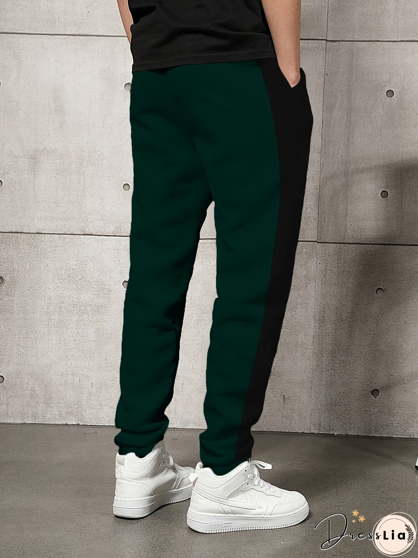 Letter Print Drawstring Sweatpants Loose Fit Pants Men's Casual Joggers For Men Winter Fall Running Jogging