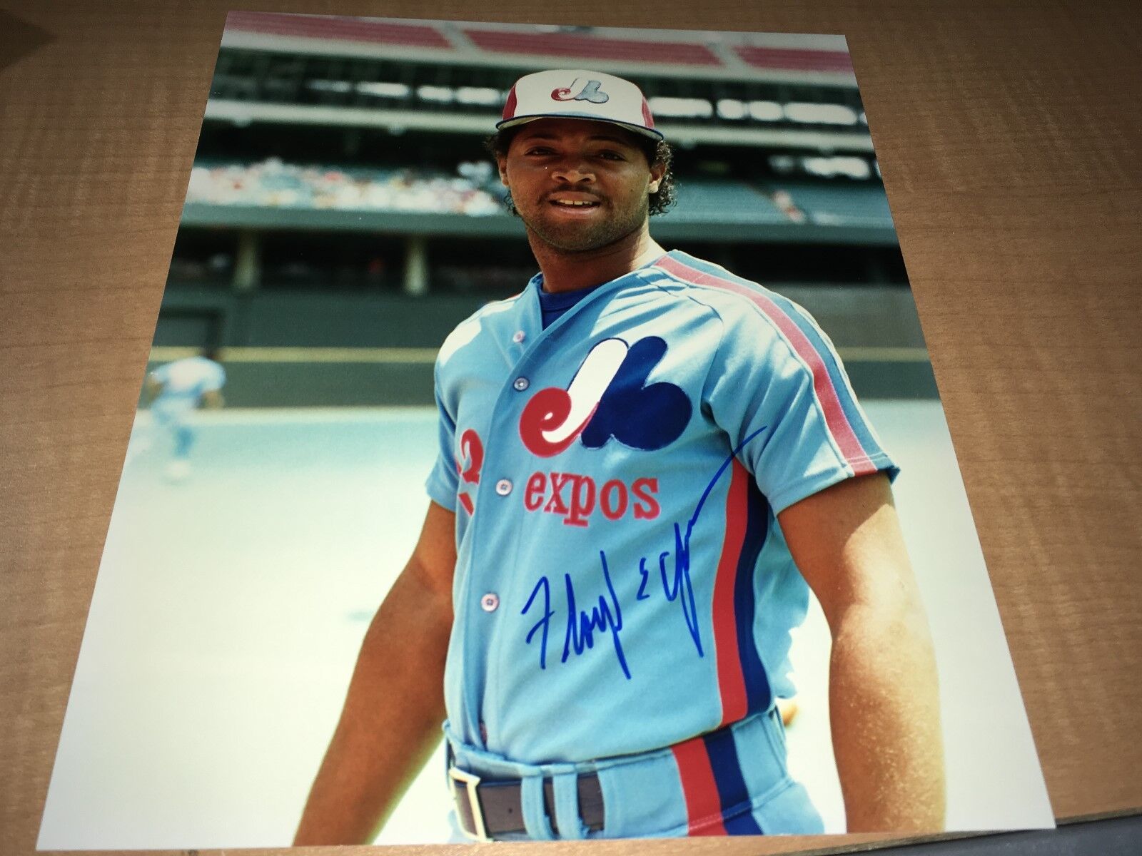 Floyd Youmans Montreal Expos Signed 8 x 10