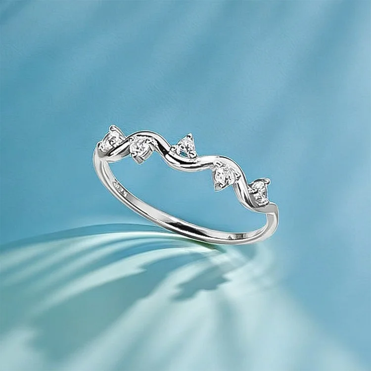 For Self - Love Me Until I'm Me Again Raindrop Ring