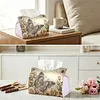 Retro Butterfly DIY PULeather Diamond Painting Tissue Box for Adults Beginners Gem Art Painting Napkin Holder for Living Room Bedroom Bathroom Table Decor