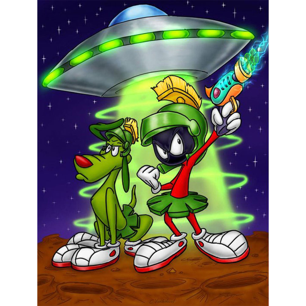 

Marvin The Martian - Square Drill Diamond Painting - 50*60CM (Big Size), 501 Original