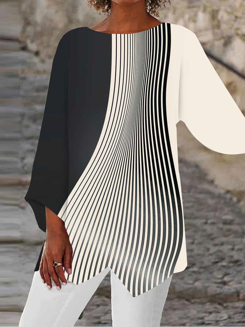 Women Half Sleeve V-neck Solid Color Dress