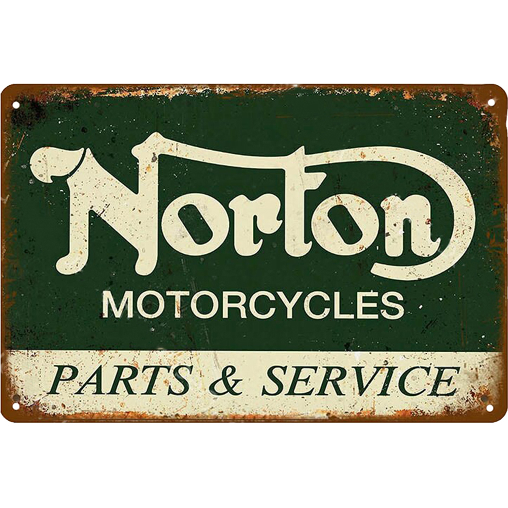 

30*50CM - Round Drill Diamond Painting - Norton Motorcycles, 501 Original