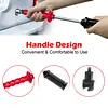 WOYO PDR100 Car Paintless Dent Repair Tool with Steel Tabs Kit Set, Automotive Reusable Slide Hammer With Cold Glue PDR Tools