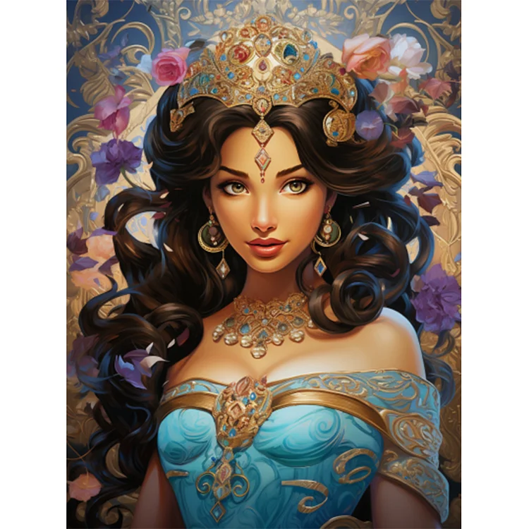 Disney Princess Jasmine 40*50CM(Canvas) AB Round Drill Diamond Painting gbfke