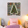 (Multi-Style) Christmas Tree-14CT Stamped Cross Stitch 40*40cm/15.75*15.75in