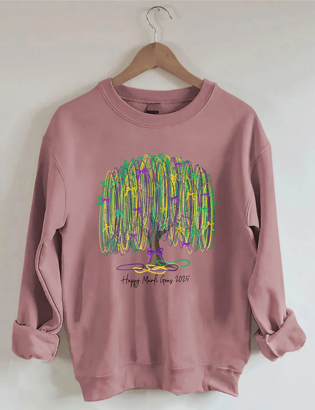 Mardi Gras Tree Sweatshirt