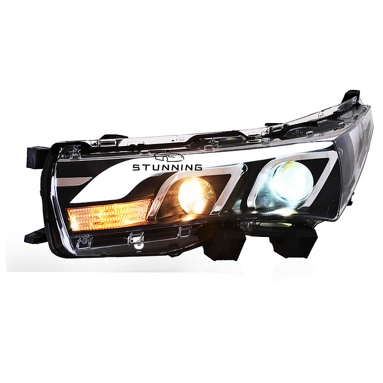 Upgrade LED DRL Hella 5 optical lens headlamp headlight for toyota Corolla 2014 2015 2016 head lamp head light ITN Auto