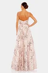 Embellished Cutout A-Line Gown