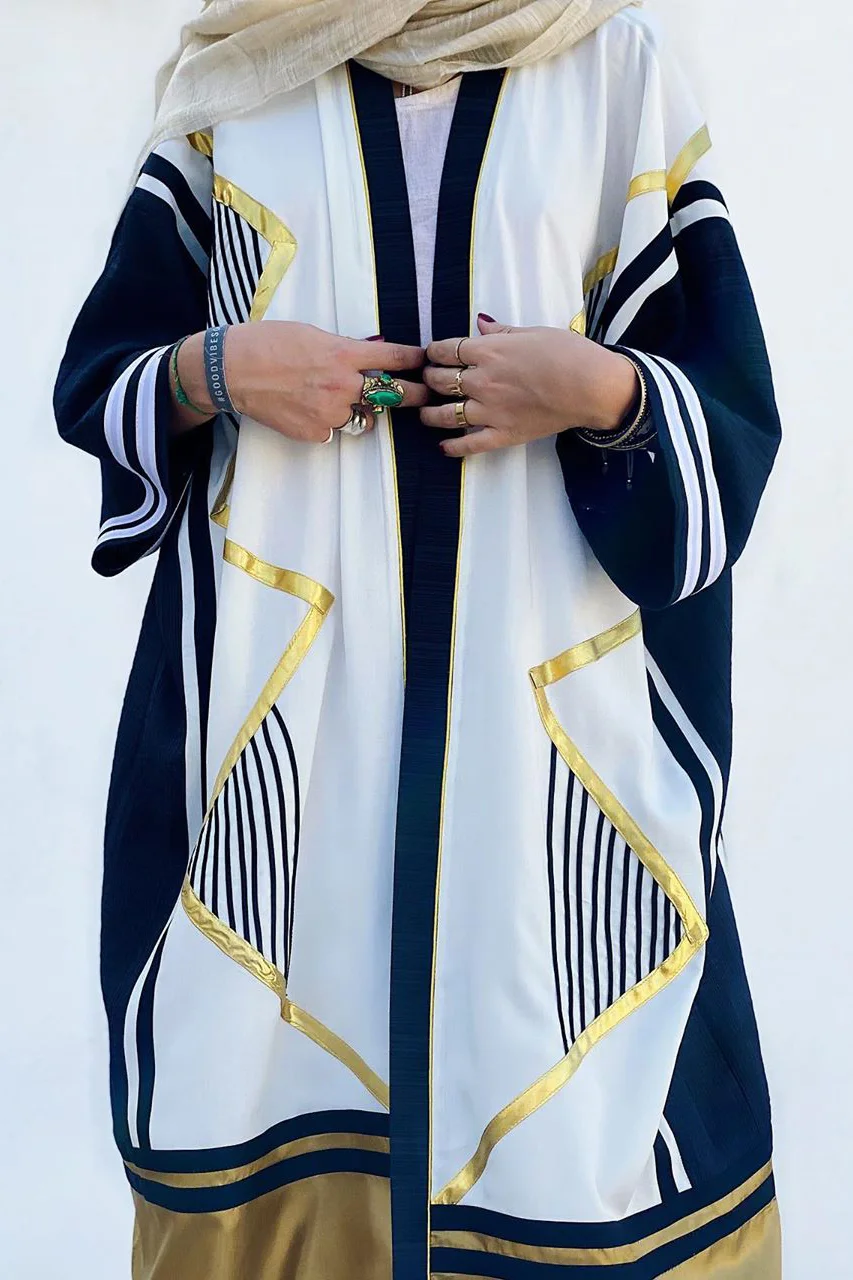 Stylish Color Block Robe Dress-inspireuse