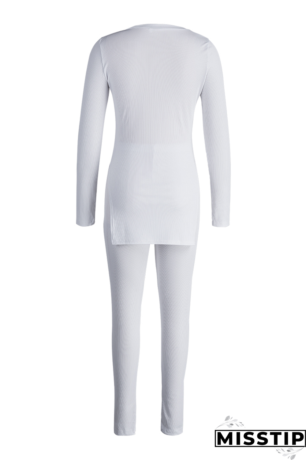 Green Casual Print Patchwork O Neck Long Sleeve Two Pieces