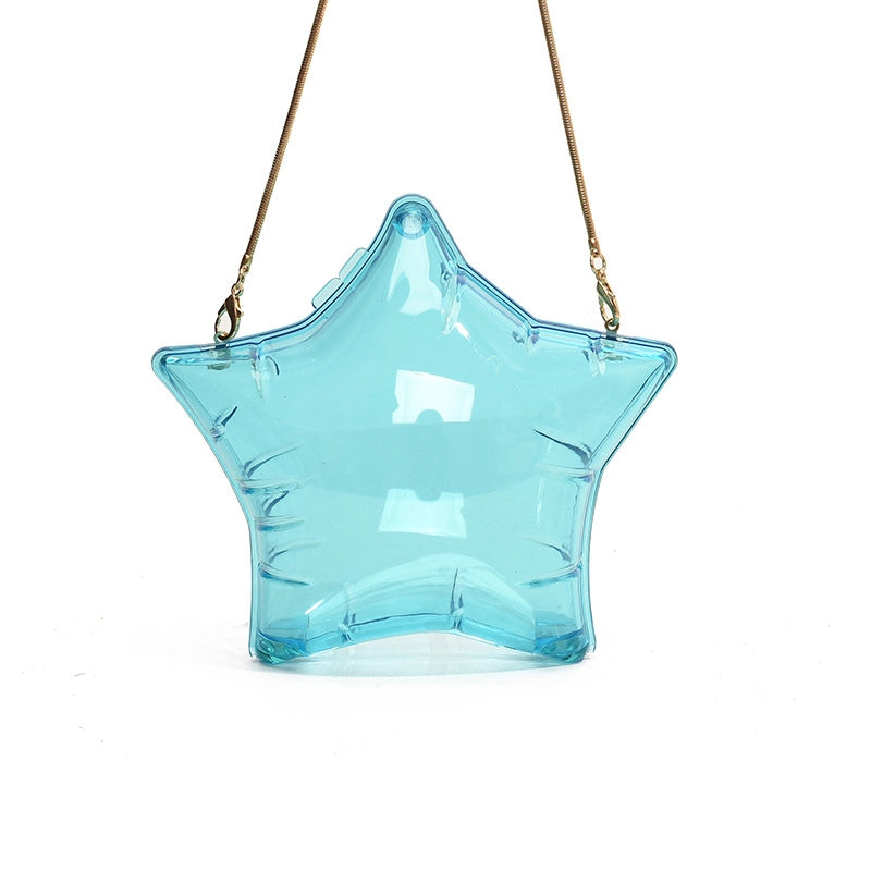 Women’s PVC Solid Color Streetwear Lock Clasp Shoulder Bag