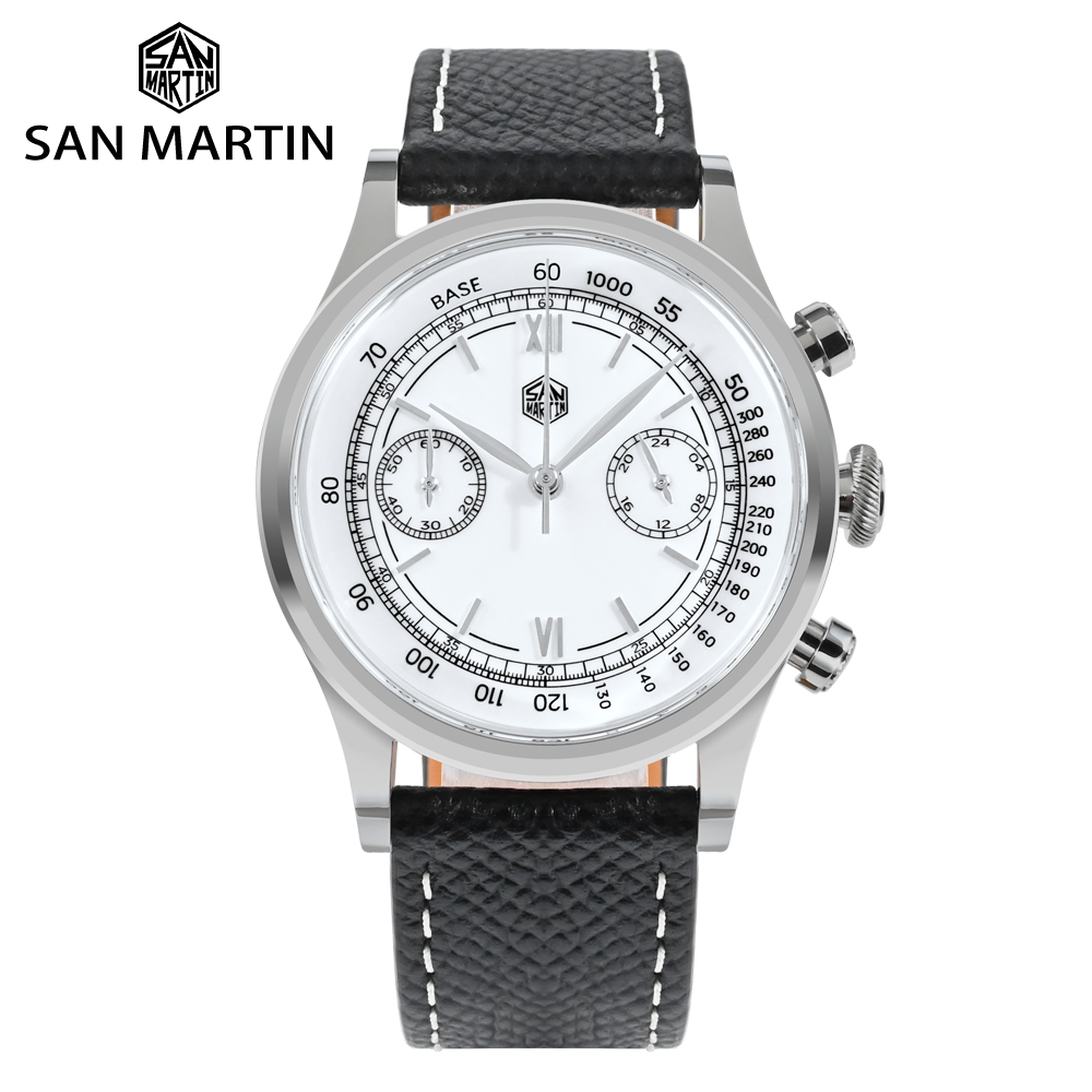 San Martin Mens Watch Quartz Chronograph Watch SN0101