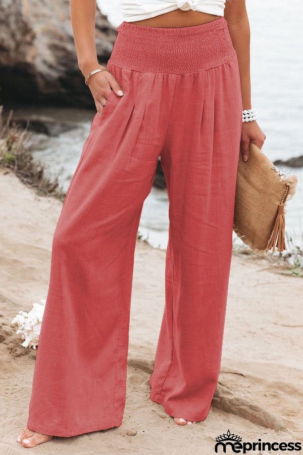 Fresh Air Pocketed Smocked Pants