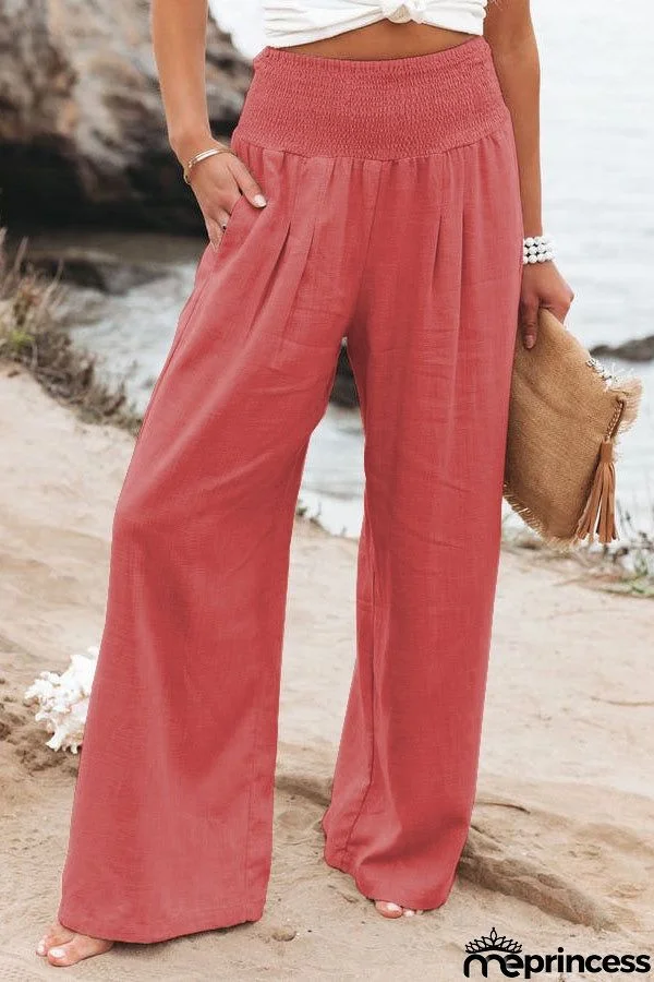 Fresh Air Pocketed Smocked Pants