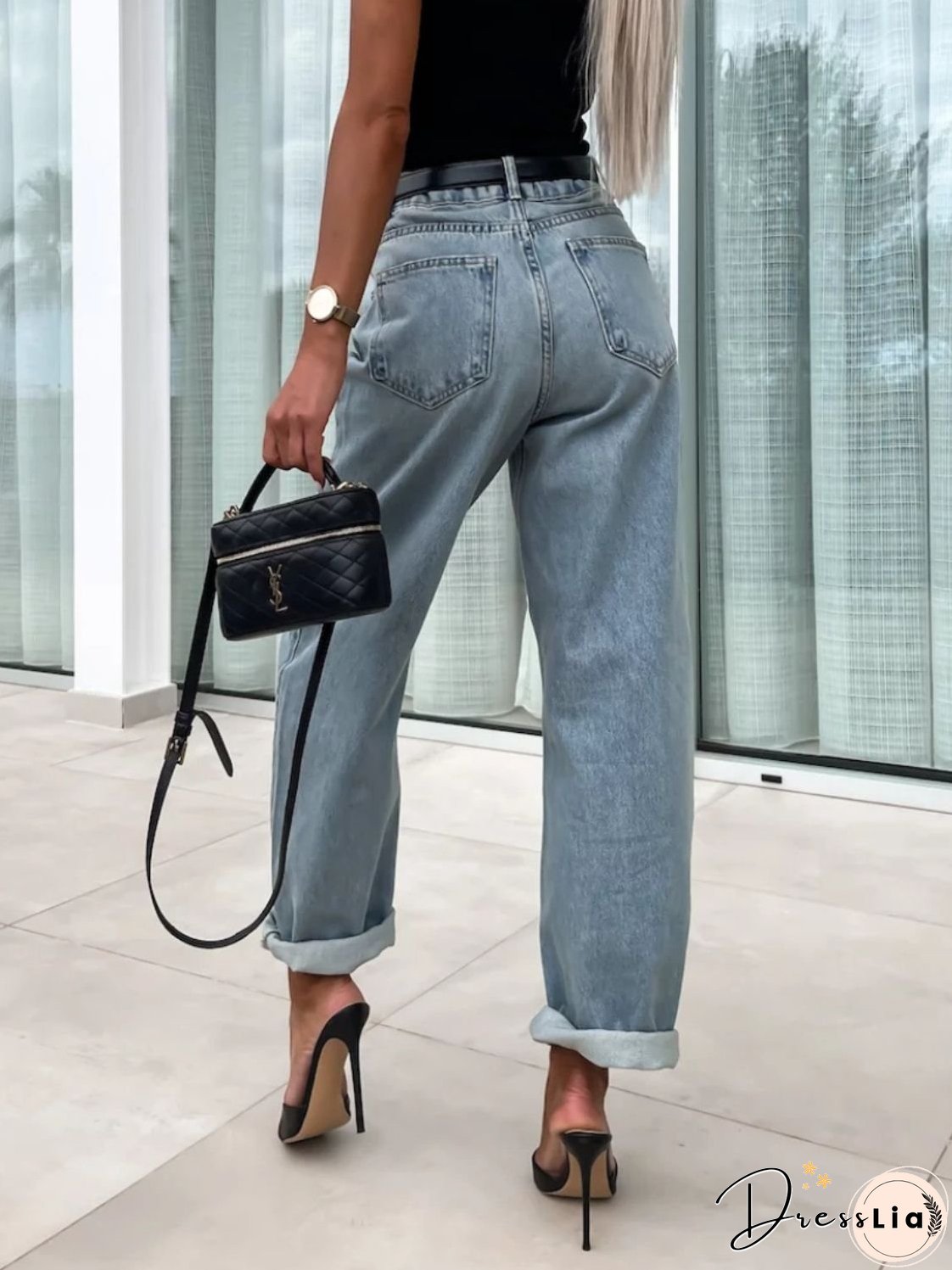 High Waist Wide Leg Jeans
