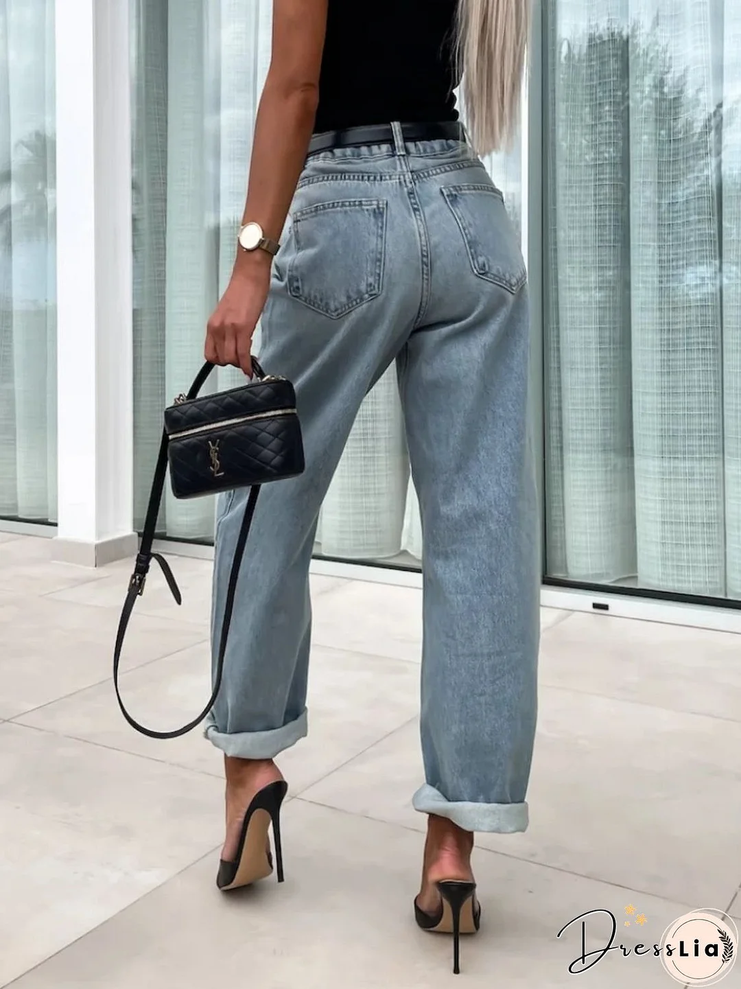 High Waist Wide Leg Jeans