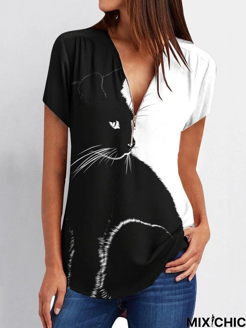 Animal Short Sleeve T-shirt