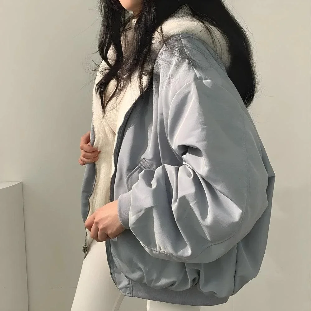 Brownm Reversible Hooded Jacket