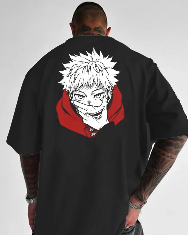 Outletsltd Oversized Anime Personalized Printed T-Shirt