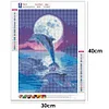 Diamond Painting-5D Full Round Drill Dolphin