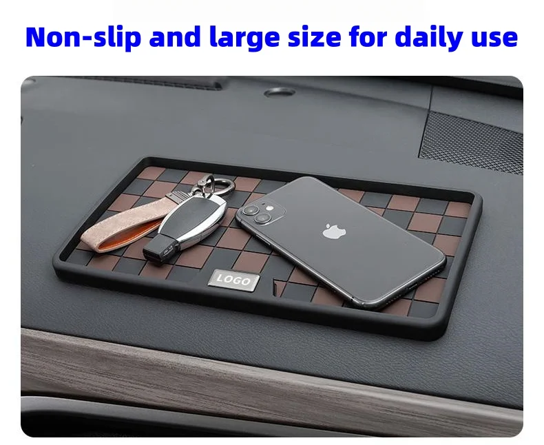Car center console ornaments anti-slip mat