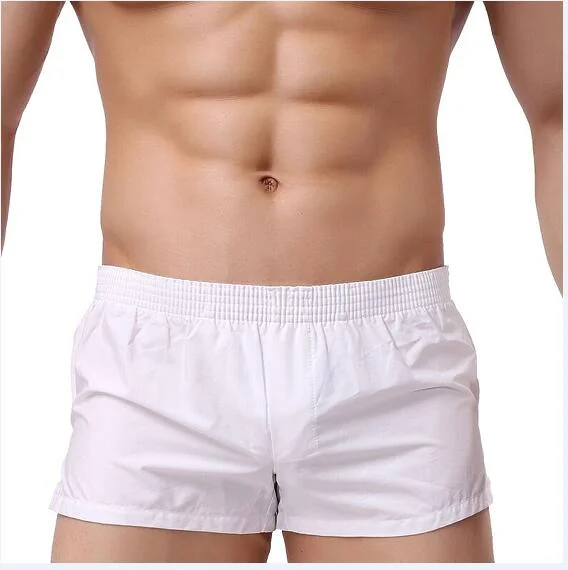 Aonga Underwear Men  Boxers Cotton Colorful Loose Shorts Men's Panties Big Short Breathable Flexible Shorts Boxers Home Underpants