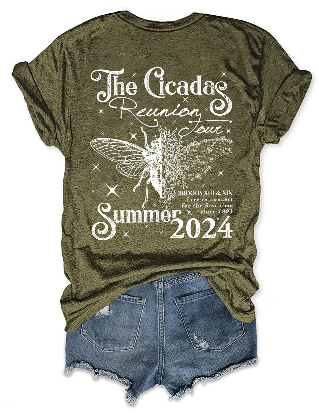 The Cicadas Reunion Summer Tour T-shirt