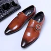 Spring Man Shoe Leather Formal Classic Italian Shoes
