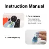 2.6mm Fuse Bead Pen with Non-Slip Grip One-Touch Beadable Dispenser Easy Press High-Capacity DIY Craft Materials Pixel Art Accessories