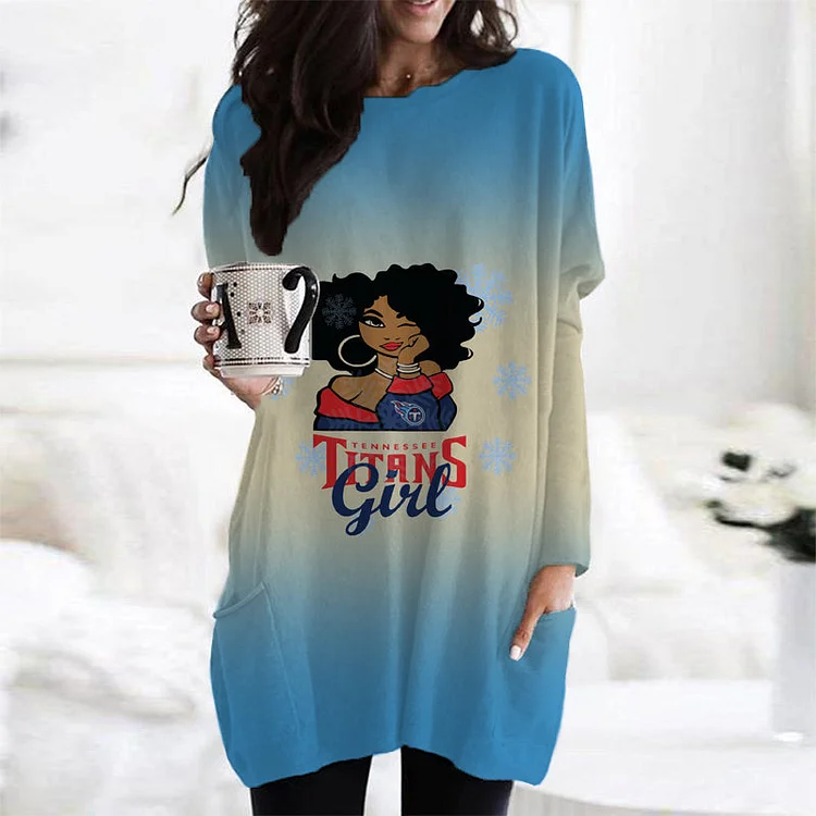 Tennessee Titans
Limited Edition Long Sleeve Pocket Dress