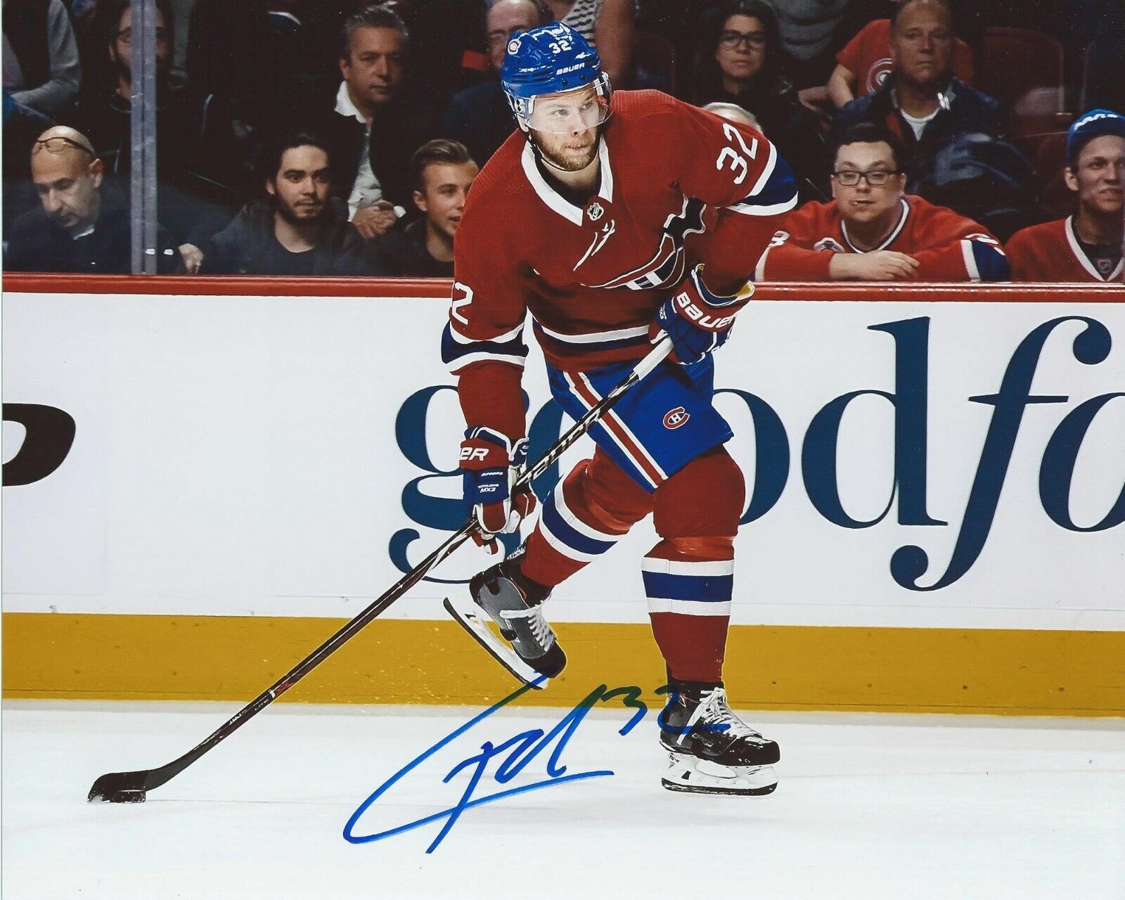 Christian Folin Signed 8x10 Photo Poster painting Montreal Canadiens Autographed COA