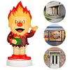 Glowing Snow Miser Figure Classic Unique Look for Outdoor Lawn Porch Decor