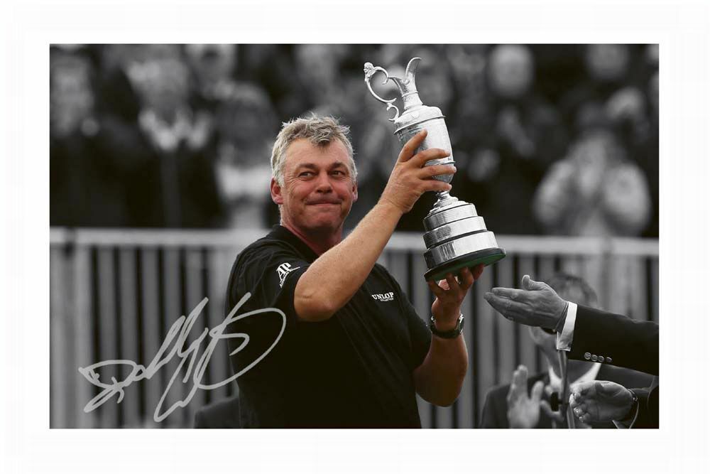 DARREN CLARKE - THE OPEN 2011 AUTOGRAPH SIGNED Photo Poster painting POSTER PRINT