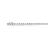 Platinum Round Lab Diamond Tennis Bracelet in A Channel-set, Fully Enclosed Back Design